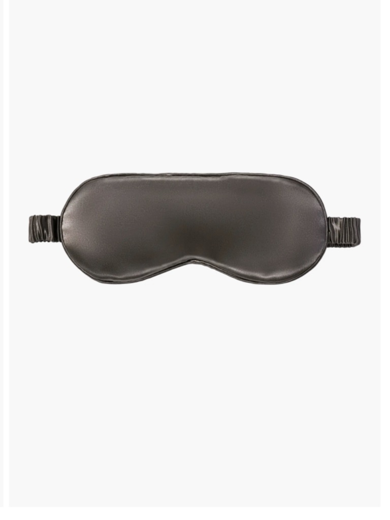 Slip Pure Silk Sleep Mask In Charcoal